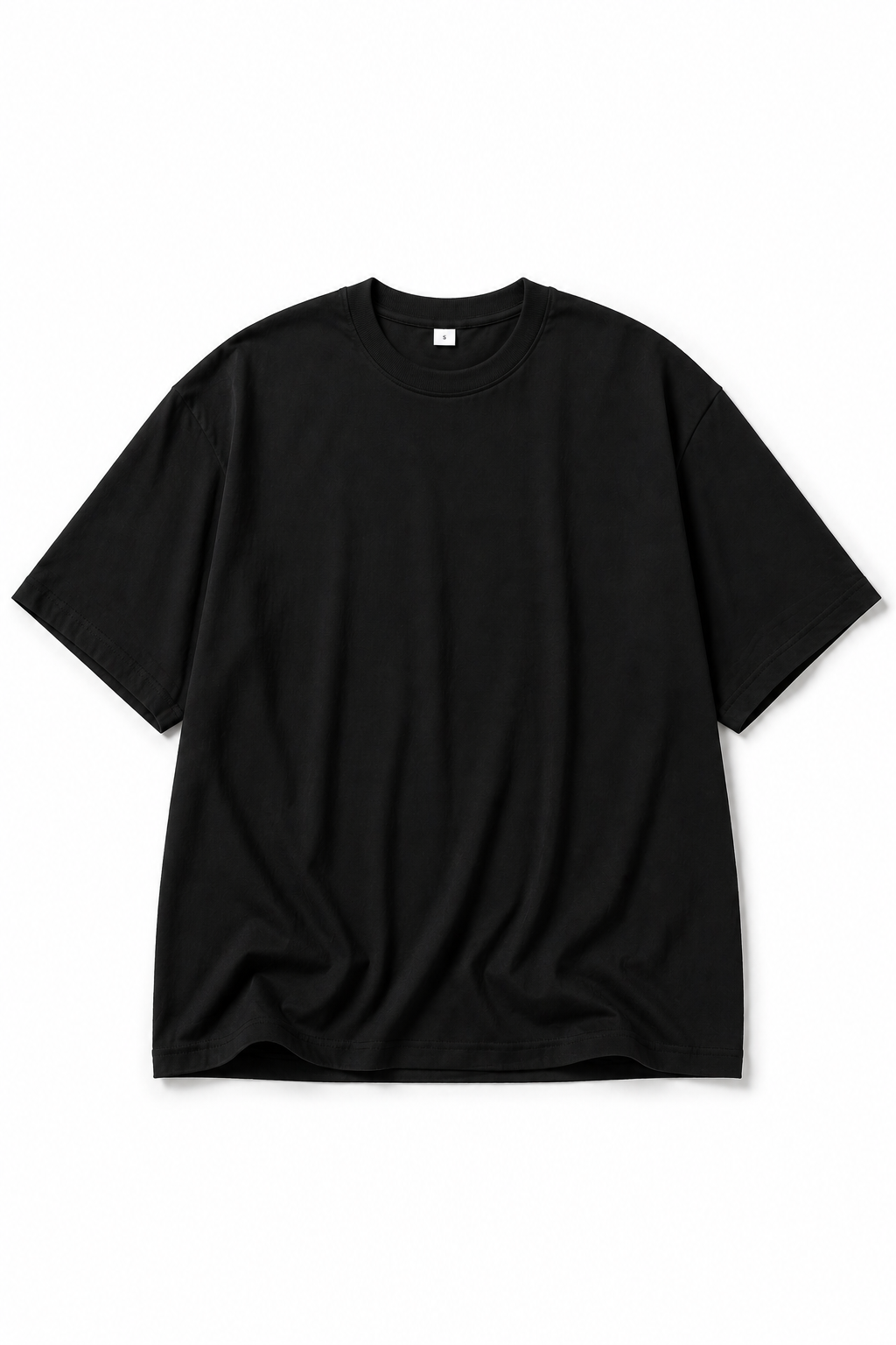 Solid Cotton Oversized T-shirt