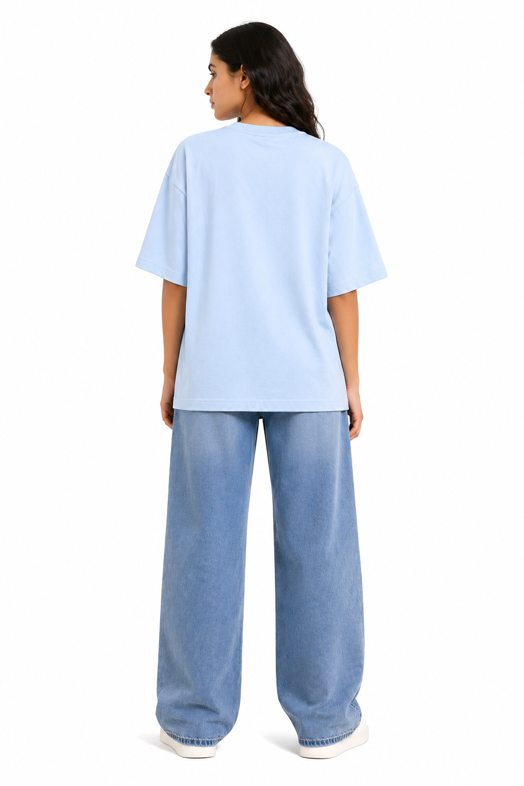 Solid Cotton Oversized T-shirt