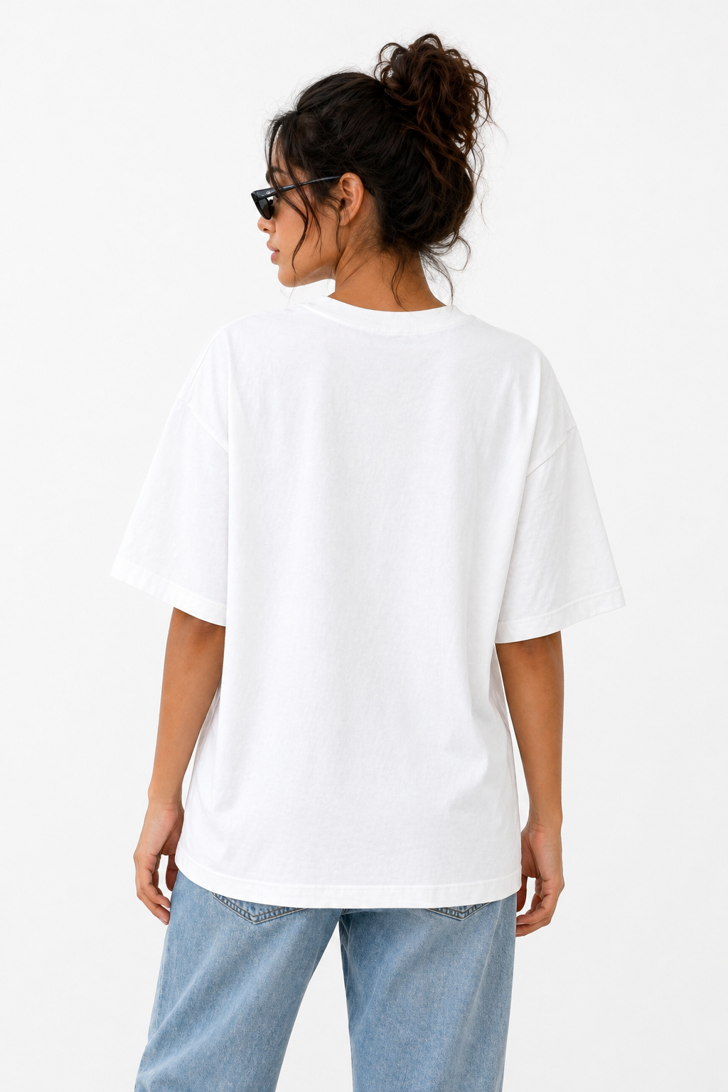 Solid Cotton Oversized T-shirt