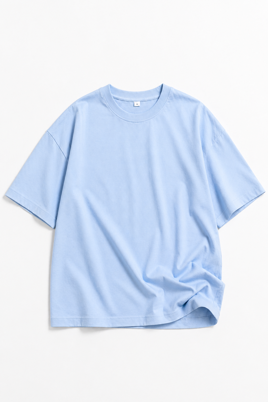 Solid Cotton Oversized T-shirt