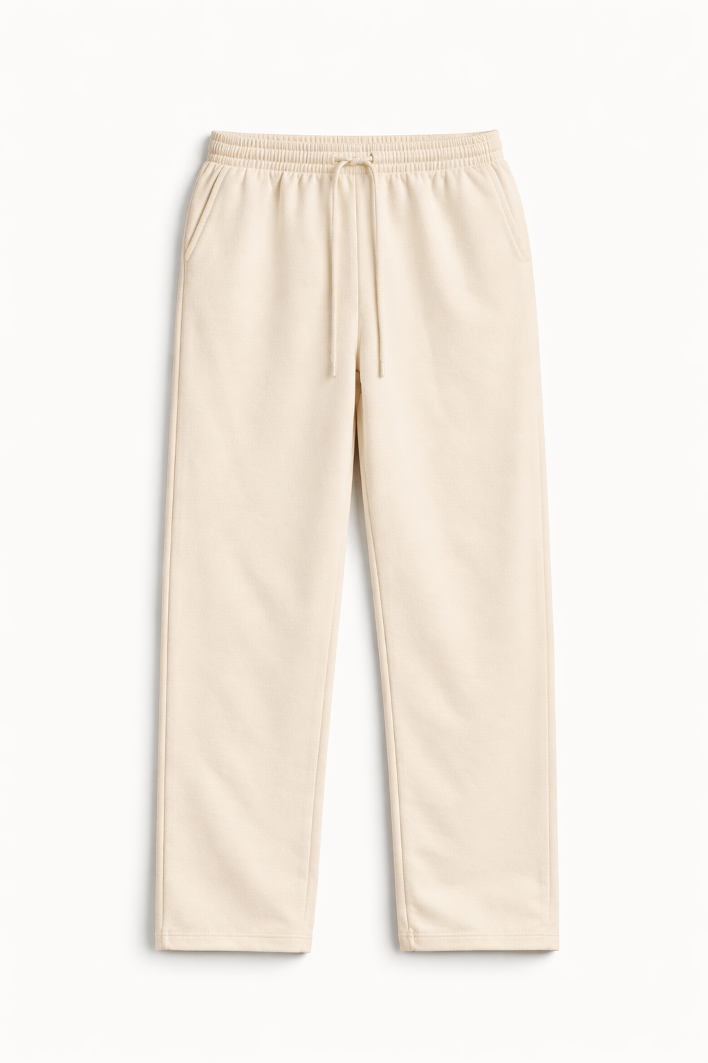 Women's Warm Ivory Relaxed Fit Sweatpants
