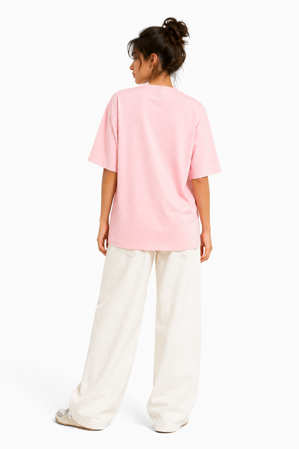 Solid Cotton Oversized T-shirt
