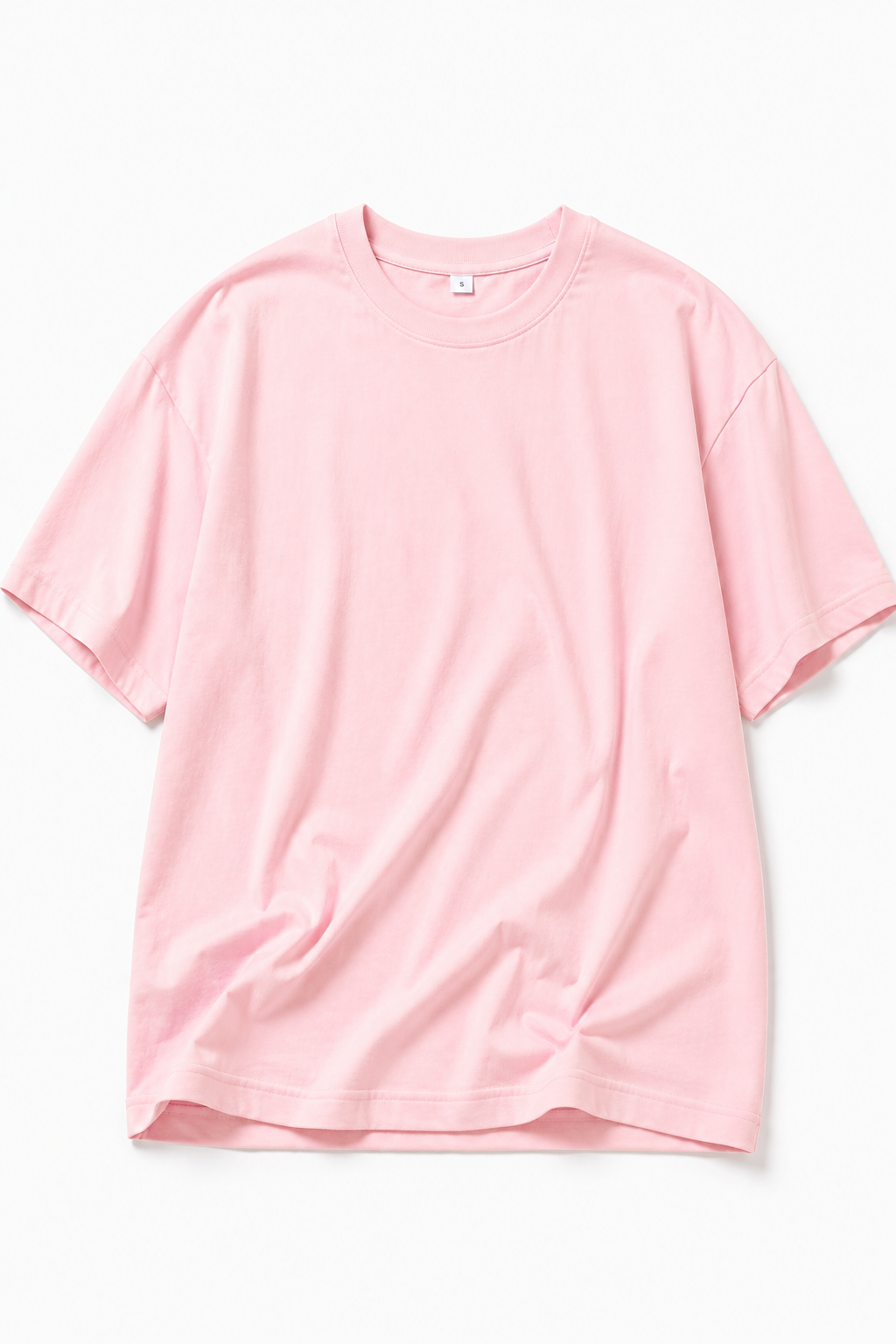 Solid Cotton Oversized T-shirt