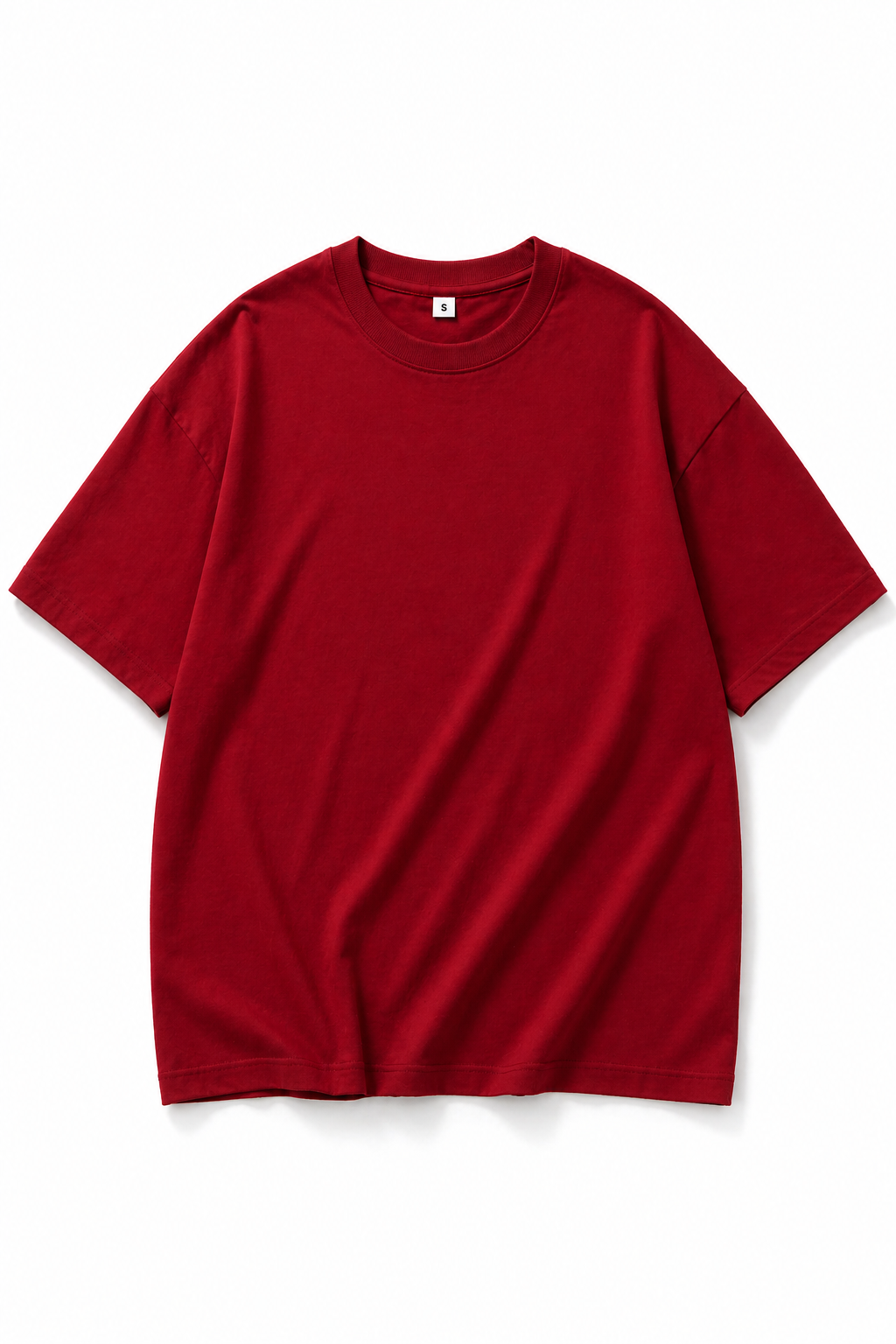 Solid Cotton Oversized T-shirt