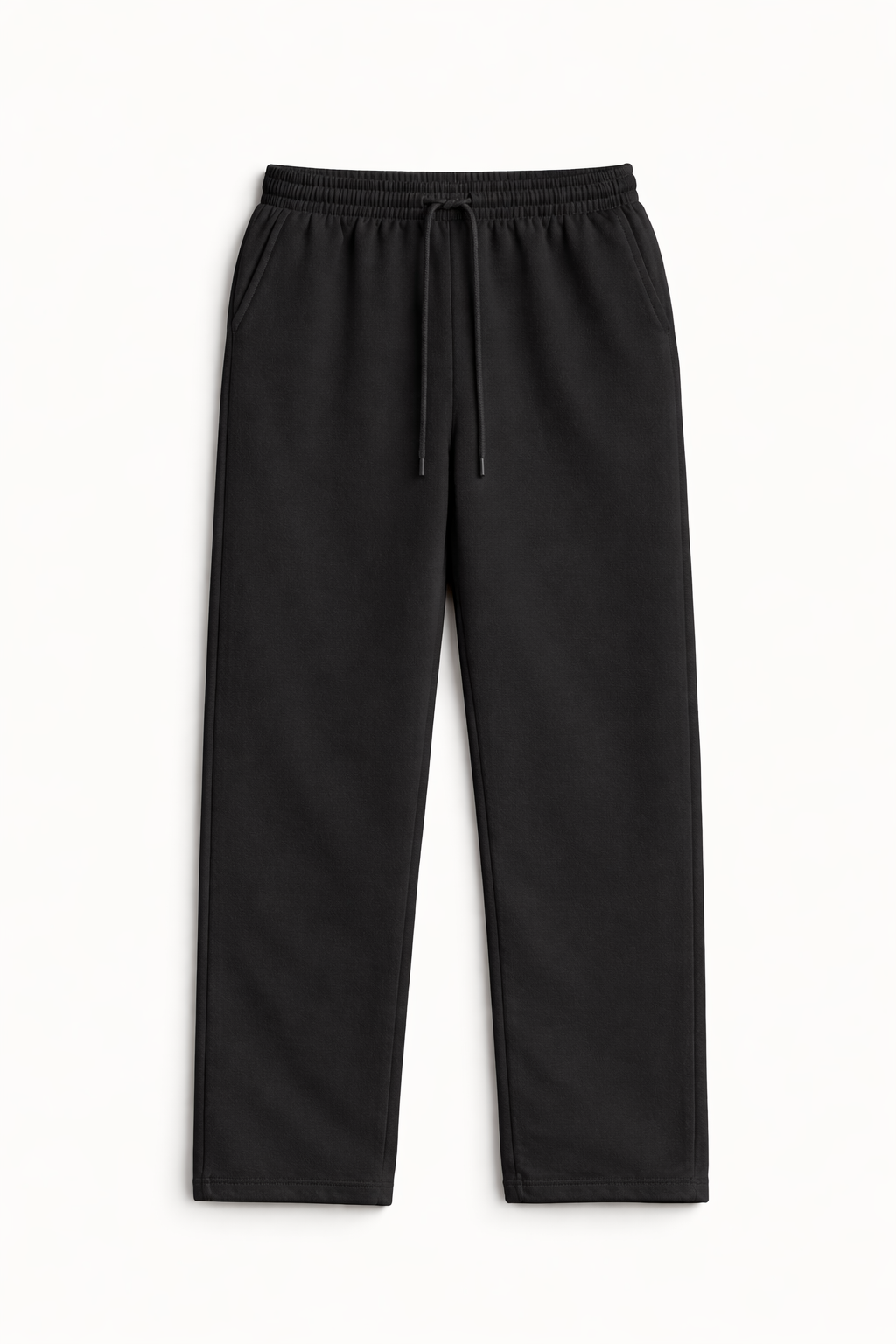 Women's Black Relaxed Fit Sweatpants